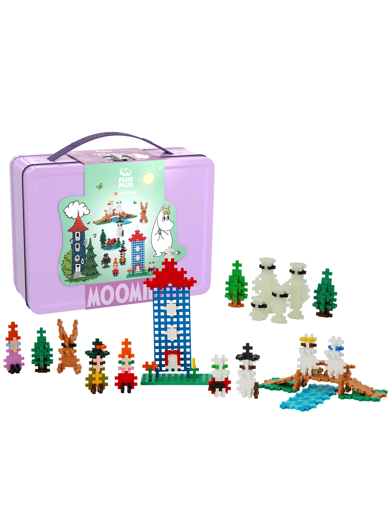 Mumindalen - Lila Metallväska